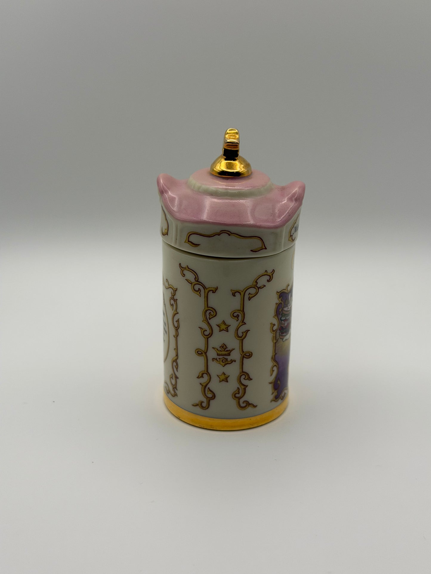 Vintage 1995 Lenox Walt Disney Spice Jar – Mickey Mouse "Onion" (Porcelain & 24K Gold)
