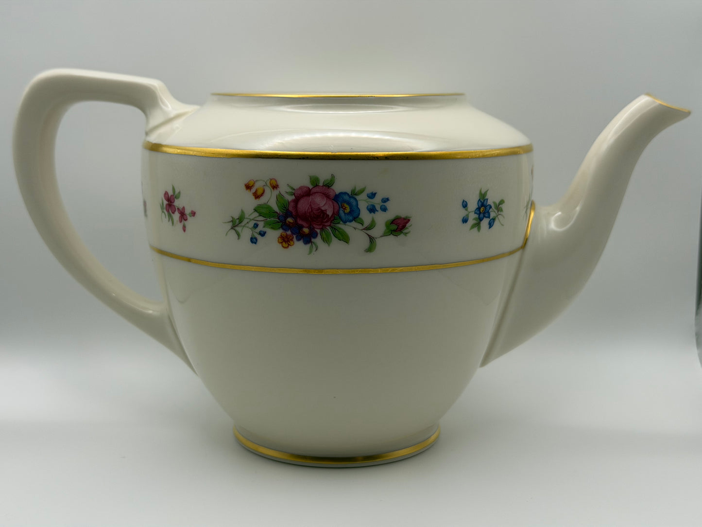 Vintage Lenox Rose J-300 Teapot Base (Replacement Piece / No Lid)