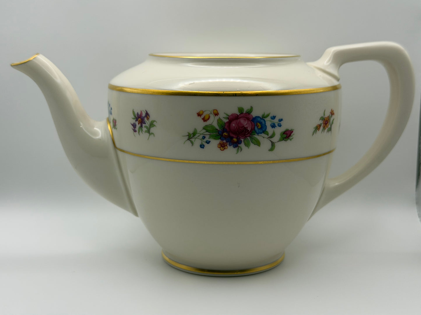 Vintage Lenox Rose J-300 Teapot Base (Replacement Piece / No Lid)