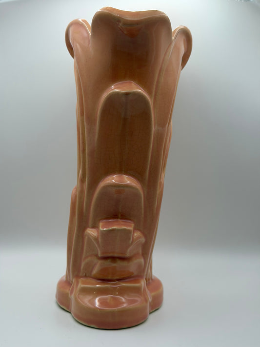 Vintage McCoy Pottery Pink Swan Vase (c. 1940s-1950s)